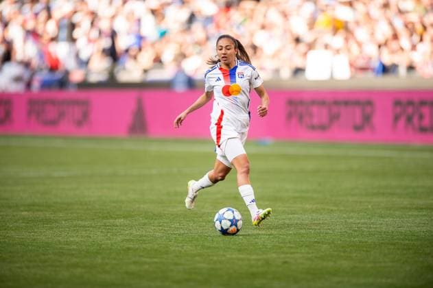 FOOTBALL - WOMEN S CHAMPIONS LEAGUE - 1 2 - LYON v ARSENAL Cyril Lestage MAXPPP - Décines-Charpieu 27 04 2025 Selma Bacha of OL during the UEFA Women s Champions League, Semi-finals, 2nd leg football match between Olympique Lyonnais and Arsenal FC on 27 April 2025 at Groupama stadium in Décines-Charpieu near Lyon, France Décines-Charpieu France  Copyright: xMAXPPPxCyrilxLestagex CAL202504270287 CAL202504270287