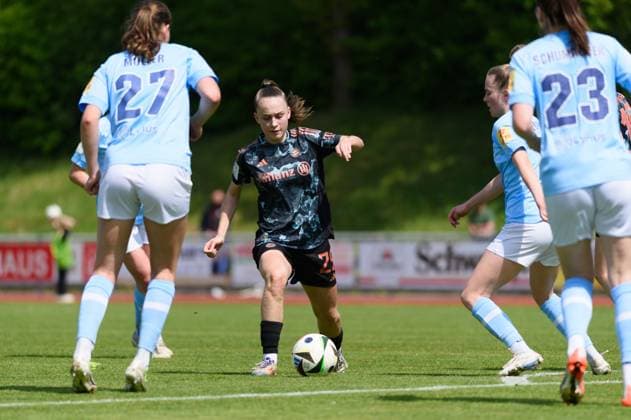 Aschheim, Germany, April 27th, 2025: Melina Hoffmann (29 FC Bayern Munich II) during the 2. Frauen-Bundesliga match between FC Bayern Munich II and SG 99 Andernach at Sportpark Aschheim, Germany. (Sven Beyrich SPP) Copyright: xSvenxBeyrich SPPx spp-en-SvBe-20250427-D4S_0102