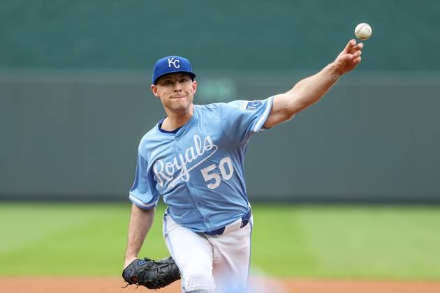 MLB, Baseball Herren, USA 2025: Astros Vs Royals APR 27 April 27, 2025: Kansas City Royals starting pitcher Kris Bubic (50) warms up before the first inning against the Houston Astros at Kauffman Stadium in Kansas City, MO. David Smith CSM (Credit Image: Â David Smith Cal Media) Kansas City Mo United States of America EDITORIAL USE ONLY Copyright: xx ZUMA-20250427_zma_c04_050.jpg DavidxSmithx csmphotothree379339