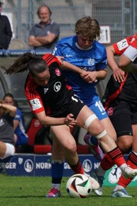 27 04 2025 Soccer season 2024 2025 2 Women Soccer Bundesliga 23 Matchday 1 FC Nürnberg FCN Club Clubfrauen SV Meppen Sportfoto Zink ChPr xdcxcpx 27 04 2025 Soccer season 2024 2025 2 Women Soccer Bundesliga 23 Matchday 1 FC Nürnberg FCN Club Clubfrauen SV Meppen Sportfoto Zink ChPr xdcxcpx Jonna Brengel 17, 1 FC Nürnberg FCN , Lea Mauly 19, SV Meppen