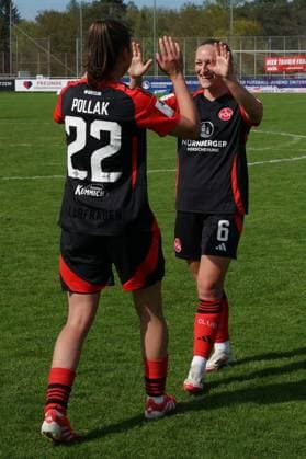 27 04 2025 Soccer season 2024 2025 2 Women Soccer Bundesliga 23 Matchday 1 FC Nürnberg FCN Club Clubfrauen SV Meppen Sportfoto Zink ChPr xdcxcpx 27 04 2025 Soccer season 2024 2025 2 Women Soccer Bundesliga 23 Matchday 1 FC Nürnberg FCN Club Clubfrauen SV Meppen Sportfoto Zink ChPr xdcxcpx Julia Pollak 22, 1 FC Nürnberg FCN , Alina Mailbeck 6, 1 FC Nürnberg FCN