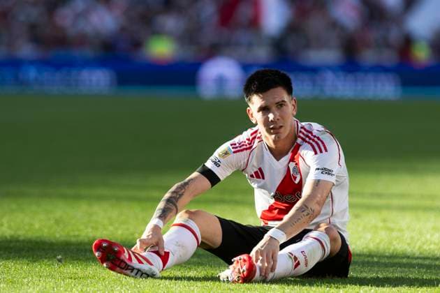 River Plate v Boca Juniors - Torneo Apertura Betano 2025 Franco Mastantuono of River Plate looks on during the Torneo Apertura Betano 2025 match between River Plate and Boca Juniors at Estadio Mas Monumental Antonio Vespucio Liberti in Buenos Aires, Argentina, on April 27, 2025. Buenos Aires Argentina  Copyright: xMatiasxBagliettox originalFilename:baglietto-notitle250427_npKnz.jpg