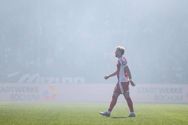 BOCHUM, GERMANY - 27 APRIL, 2025: Benedict Hollerbach - The Bundesliga match VfL Bochum - 1. FC Union Berlin 1:1 at Vonovia Stadium.  Copyright: xx