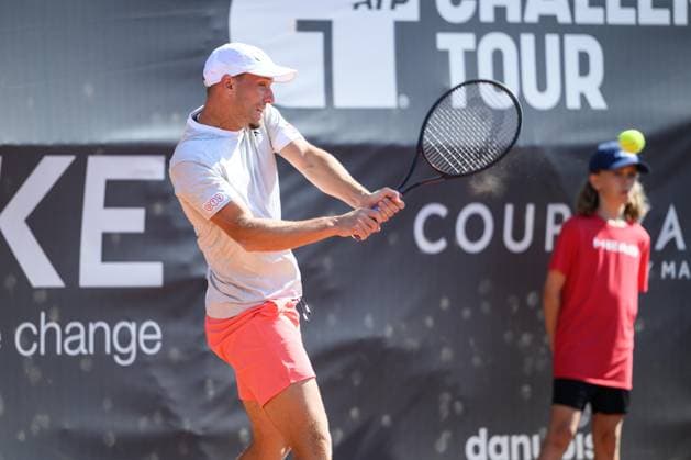 TENNIS - ATP, Tennis Herren DANUBE Upper Austria Open MAUTHAUSEN,AUSTRIA,29.APR.25 - TENNIS - ATP Challenger Tour, DANUBE Upper Austria Open. Image shows Filip Misolic (AUT).  GEPAxpictures xChristianxMoser