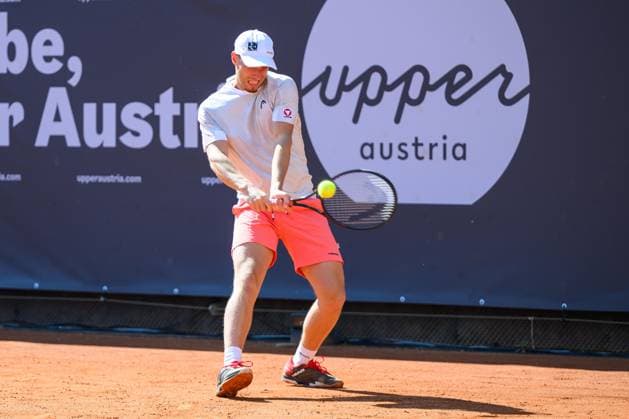 TENNIS - ATP, Tennis Herren DANUBE Upper Austria Open MAUTHAUSEN,AUSTRIA,29.APR.25 - TENNIS - ATP Challenger Tour, DANUBE Upper Austria Open. Image shows Filip Misolic (AUT).  GEPAxpictures xChristianxMoser