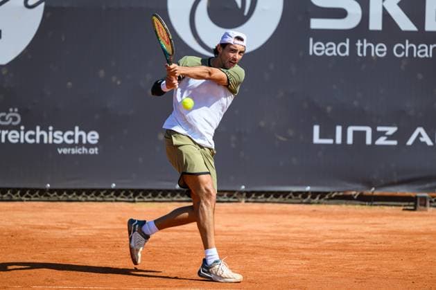 TENNIS - ATP, Tennis Herren DANUBE Upper Austria Open MAUTHAUSEN,AUSTRIA,29.APR.25 - TENNIS - ATP Challenger Tour, DANUBE Upper Austria Open. Image shows Thiago Agustin Tirante (ARG).  GEPAxpictures xChristianxMoser