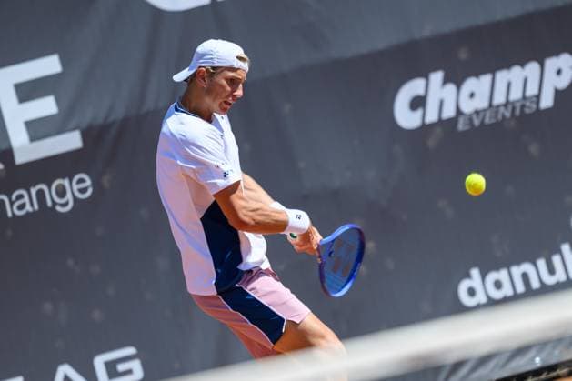 TENNIS - ATP, Tennis Herren DANUBE Upper Austria Open MAUTHAUSEN,AUSTRIA,29.APR.25 - TENNIS - ATP Challenger Tour, DANUBE Upper Austria Open. Image shows Nicolai Budkov Kjaer (NOR).  GEPAxpictures xChristianxMoser