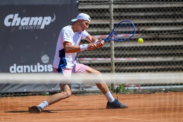 TENNIS - ATP, Tennis Herren DANUBE Upper Austria Open MAUTHAUSEN,AUSTRIA,29.APR.25 - TENNIS - ATP Challenger Tour, DANUBE Upper Austria Open. Image shows Nicolai Budkov Kjaer (NOR).  GEPAxpictures xChristianxMoser