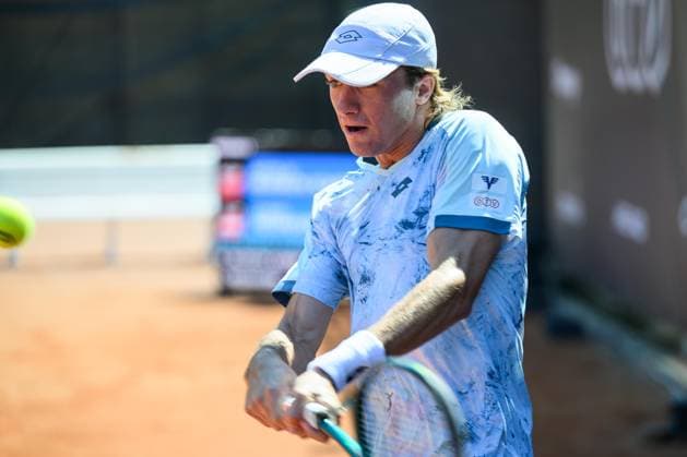 TENNIS - ATP, Tennis Herren DANUBE Upper Austria Open MAUTHAUSEN,AUSTRIA,29.APR.25 - TENNIS - ATP Challenger Tour, DANUBE Upper Austria Open. Image shows Lukas Neumayer (AUT).  GEPAxpictures xChristianxMoser
