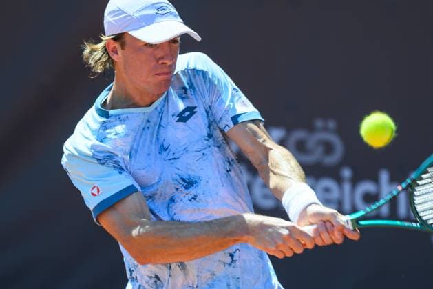 TENNIS - ATP, Tennis Herren DANUBE Upper Austria Open MAUTHAUSEN,AUSTRIA,29.APR.25 - TENNIS - ATP Challenger Tour, DANUBE Upper Austria Open. Image shows Lukas Neumayer (AUT).  GEPAxpictures xChristianxMoser