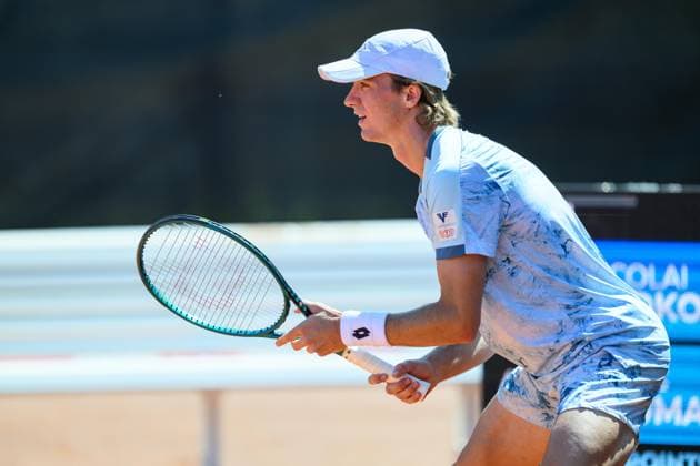 TENNIS - ATP, Tennis Herren DANUBE Upper Austria Open MAUTHAUSEN,AUSTRIA,29.APR.25 - TENNIS - ATP Challenger Tour, DANUBE Upper Austria Open. Image shows Lukas Neumayer (AUT).  GEPAxpictures xChristianxMoser
