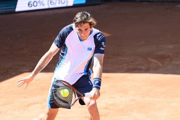 TENNIS - ATP, Tennis Herren DANUBE Upper Austria Open MAUTHAUSEN,AUSTRIA,29.APR.25 - TENNIS - ATP Challenger Tour, DANUBE Upper Austria Open. Image shows Matteo Gigante (ITA).  GEPAxpictures xChristianxMoser