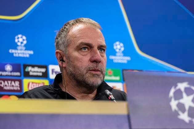 Football, CL, FC Barcelona, Press conference