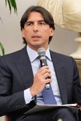 Alessandro Onorato during the Presentation of the Grand Arrival of Giro d Italia 108 in Rome, Italy - Tuesday April 29, 2025 - cycling ( Photo by Alfredo Falcone LaPresse )  Copyright: xAlfredoxFalcone LaPressex