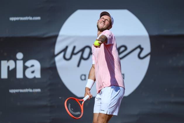 TENNIS - ATP, Tennis Herren DANUBE Upper Austria Open MAUTHAUSEN,AUSTRIA,29.APR.25 - TENNIS - ATP Challenger Tour, DANUBE Upper Austria Open. Image shows Neil Oberleitner (AUT).  GEPAxpictures xChristianxMoser