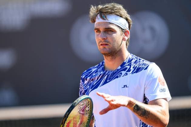 TENNIS - ATP, Tennis Herren DANUBE Upper Austria Open MAUTHAUSEN,AUSTRIA,29.APR.25 - TENNIS - ATP Challenger Tour, DANUBE Upper Austria Open. Image shows Thiago Seyboth Wild (BRA).  GEPAxpictures xChristianxMoser