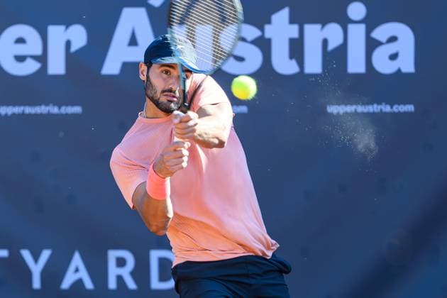 TENNIS - ATP, Tennis Herren DANUBE Upper Austria Open MAUTHAUSEN,AUSTRIA,29.APR.25 - TENNIS - ATP Challenger Tour, DANUBE Upper Austria Open. Image shows Alejandro Moro Canas (ESP).  GEPAxpictures xChristianxMoser