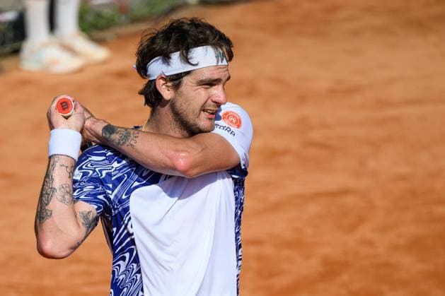 TENNIS - ATP, Tennis Herren DANUBE Upper Austria Open MAUTHAUSEN,AUSTRIA,29.APR.25 - TENNIS - ATP Challenger Tour, DANUBE Upper Austria Open. Image shows Thiago Seyboth Wild (BRA).  GEPAxpictures xChristianxMoser