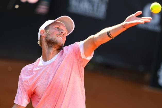 TENNIS - ATP, Tennis Herren DANUBE Upper Austria Open MAUTHAUSEN,AUSTRIA,29.APR.25 - TENNIS - ATP Challenger Tour, DANUBE Upper Austria Open. Image shows Neil Oberleitner (AUT).  GEPAxpictures xChristianxMoser