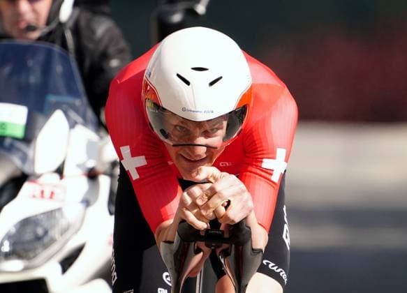 29 04 2025 Switzerland Tour de Romandie Prolog Saint Imier Saint Imier Picture Stefan Kueng SUI Team FDJ Action Single picture