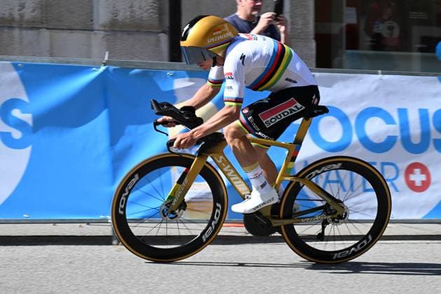 29-04-2025 Tour De Romandie; Tappa Prologo Saint Imier; 2025, Soudal - Quick Step; Evenepoel, Remco; Saint Imier; 
