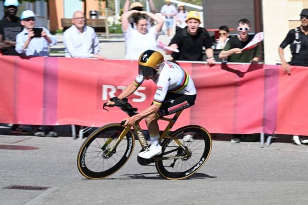 29-04-2025 Tour De Romandie; Tappa Prologo Saint Imier; 2025, Soudal - Quick Step; Evenepoel, Remco; Saint Imier; 