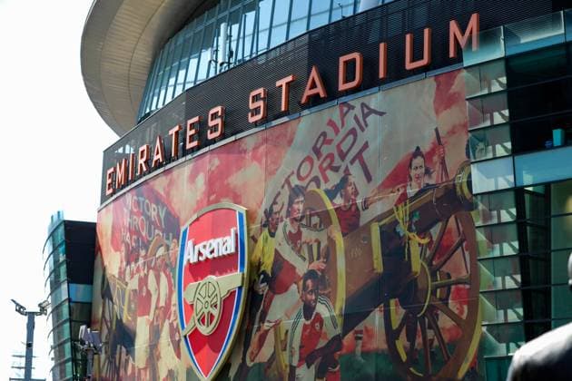 April 29, 2025, London, United Kingdom: View outside the Emirates stadium a few hours before the UEFA 2024 25 Semi-Final first leg game between ARSENAL and PARIS SAINT GERMAIN London United Kingdom - ZUMAc179 20250429_zep_c179_020 Copyright: xMickaelxChavetx