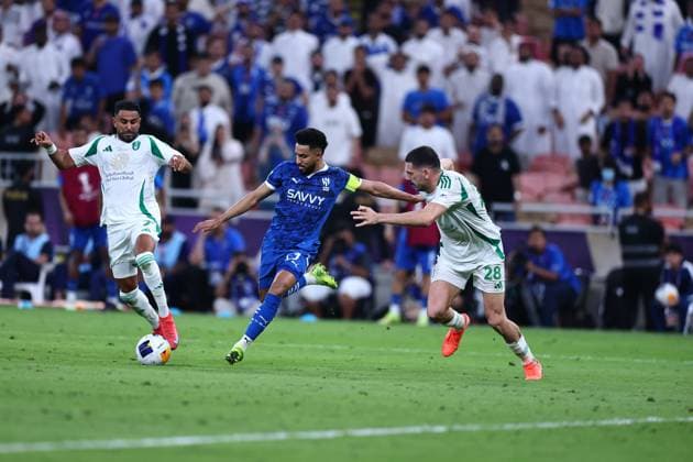 Al-Hilal FC vs Al-Ahli FC - AFC Champions League Elite Semi Finals JEDDAH, SAUDI ARABIA - April 29: Salem Al-Dawsari of Team Al-Hilal FC during the AFC Champions League Elite Semi Finals match between Al-Hilal FC and Al-Ahli FC FC at King Abdullah Sports City Stadium on April 29, 2025 in Jeddah, Saudi Arabia. Jeddah Saudi Arabia Copyright: xAbdullahxAhmedx