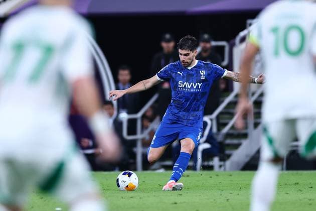Al-Hilal FC vs Al-Ahli FC - AFC Champions League Elite Semi Finals JEDDAH, SAUDI ARABIA - Ruben Neves of Team Al-Hilal FC during the AFC Champions League Elite Semi Finals match between Al-Hilal FC and Al-Ahli FC FC at King Abdullah Sports City Stadium on April 29, 2025 in Jeddah, Saudi Arabia. Jeddah Saudi Arabia Copyright: xAbdullahxAhmedx