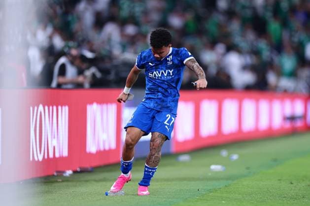 Al-Hilal FC vs Al-Ahli FC - AFC Champions League Elite Semi Finals JEDDAH, SAUDI ARABIA - Kaio Cesar of Team Al-Hilal FC reacts during the AFC Champions League Elite Semi Finals match between Al-Hilal FC and Al-Ahli FC FC at King Abdullah Sports City Stadium on April 29, 2025 in Jeddah, Saudi Arabia. Jeddah Saudi Arabia Copyright: xAbdullahxAhmedx