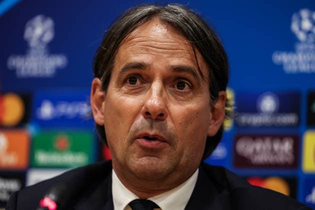 Football, CL, Inter Milan, Press conference
