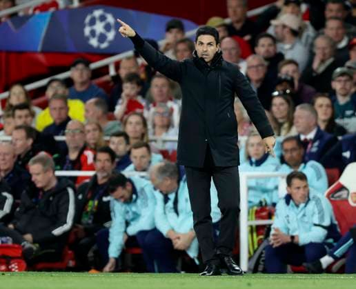 Arsenal FC v Paris Saint-Germain - UEFA Champions League 2024 25 Semi Final First Leg Mikel Arteta, Manager of Arsenal on the side line during the UEFA Champions League 2024 25 Semi Final First Leg match between Arsenal FC and Paris Saint-Germain at Emirates Stadium on April 29, 2025 in London, England. London Emirates Stadium England United Kingdom Copyright: xNigelxFrench Sportsphoto APLx 14126053