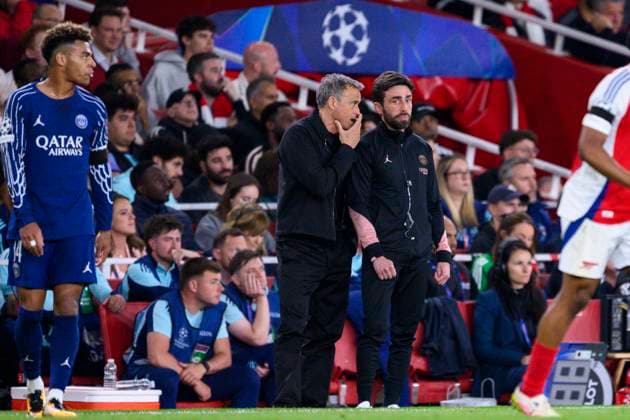 Arsenal FC v Paris Saint-Germain - UEFA Champions League 2024 25 Semi-Finals First Leg LONDON, ENGLAND - APRIL 29: PSG Head Coach Luis Enrique during the UEFA Champions League 2024 25 Semi Final First Leg match between Arsenal FC and Paris Saint-Germain at Arsenal Stadium on April 29, 2025 in London, England. (Photo by Richard Callis Sports Press Photo) LondonUnited Kingdom  Copyright: xRichardxCallisx