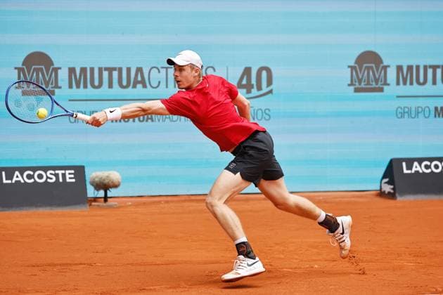Denis Shapovalov (CAN), APRIL 29, 2025 - Tennis : Denis Shapovalov during singles round of 32 match against Alex De Minaur on the ATP, Tennis Herren tour Masters 1000 tournaments Mutua Madrid Open tennis tournament at the Caja Magica in Madrid, Spain. Noxthirdxpartyxsales  (289068039)