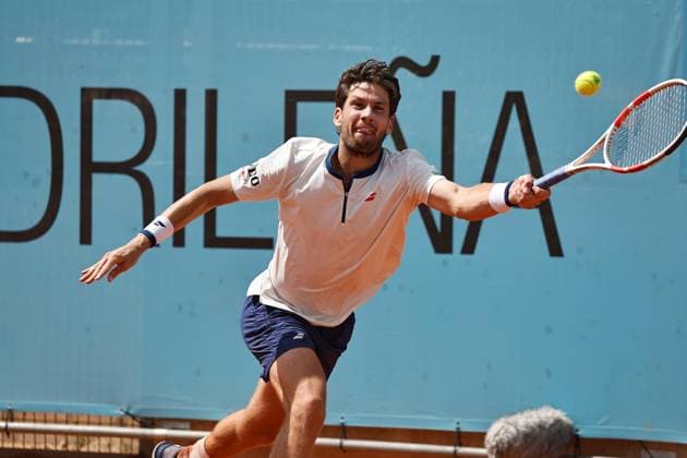 Cameron Norrie (GBR), APRIL 29, 2025 - Tennis : Cameron Norrie during singles round of 32 match against Gabriel Diallo on the ATP, Tennis Herren tour Masters 1000 tournaments Mutua Madrid Open tennis tournament at the Caja Magica in Madrid, Spain. Noxthirdxpartyxsales  (289069026)