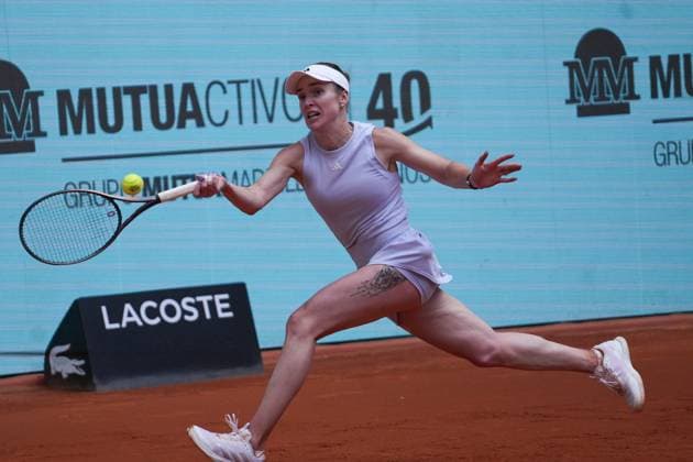 TENNIS - MUTUA MADRID OPEN 2025 Laurent Lairys MAXPPP - Elina Svitolina of Ukraine during the Mutua Madrid Open 2025, ATP, Tennis Herren Masters 1000 and WTA, Tennis Damen 1000, tennis tournament on 29 April 2025 at Caja Magica in Madrid, Spain - Photo Laurent Lairys MAXPPP Madrid Spain  Copyright: xMAXPPPxLaurentxLairysx LLR202504304799 LLR202504304799