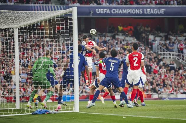 Arsenal v Paris Saint-Germain 29.04.2025. Champions League 2024 25 Semi-Final 1st leg Arsenal v Paris Saint-Germain, Emirates Stadium.  Copyright: xMarcxAsplandx NINTCHDBPICT000990868240