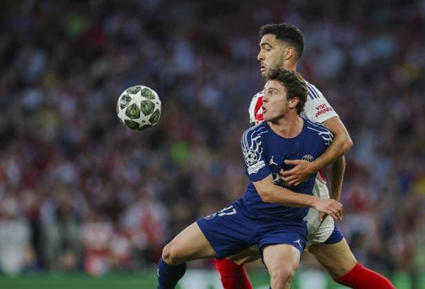 Arsenal v Paris Saint-Germain 29.04.2025. Champions League 2024 25 Semi-Final 1st leg Arsenal v Paris Saint-Germain, Emirates Stadium.  Copyright: xMarcxAsplandx NINTCHDBPICT000990869321