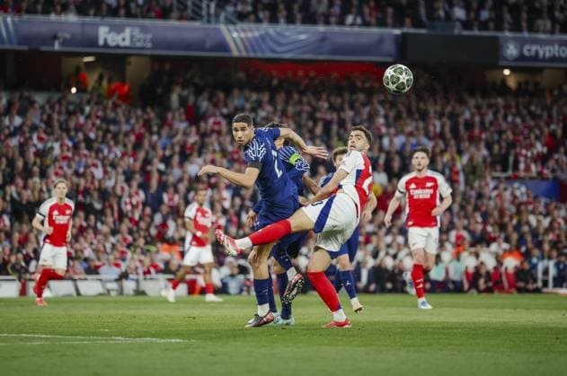 Arsenal v Paris Saint-Germain 29.04.2025. Champions League 2024 25 Semi-Final 1st leg Arsenal v Paris Saint-Germain, Emirates Stadium.  Copyright: xMarcxAsplandx NINTCHDBPICT000990870412