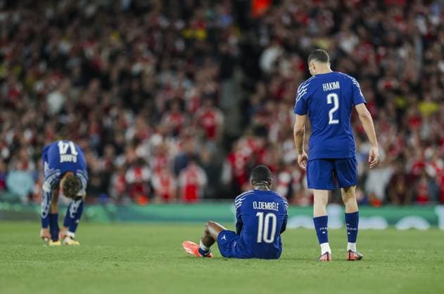 Arsenal v Paris Saint-Germain 29.04.2025. Champions League 2024 25 Semi-Final 1st leg Arsenal v Paris Saint-Germain, Emirates Stadium.  Copyright: xMarcxAsplandx NINTCHDBPICT000990880158