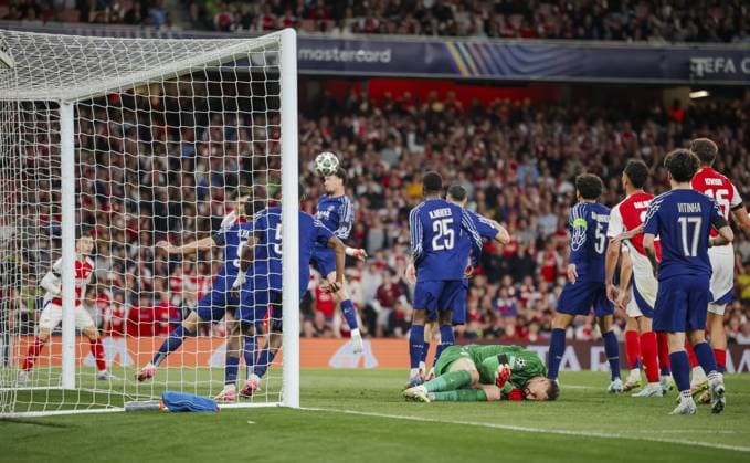 Arsenal v Paris Saint-Germain 29.04.2025. Champions League 2024 25 Semi-Final 1st leg Arsenal v Paris Saint-Germain, Emirates Stadium.  Copyright: xMarcxAsplandx NINTCHDBPICT000990883546