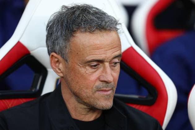April 29, 2025, London, United Kingdom: Head coach LUIS ENRIQUE of PSG during the UEFA 2024 25 Semi-Final first leg game between ARSENAL and PARIS SAINT GERMAIN at the Emirates Stadium in London, England London United Kingdom - ZUMAc179 20250429_zep_c179_294 Copyright: xMickaelxChavetx
