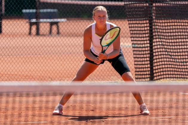 2025-04-29 ITF tournament Oegstgeest OEGSTGEEST, NETHERLANDS - APRIL 29: Britt du Pree of The Netherlands during the ITF tournament on April 29, 2025 in Oegstgeest, Netherlands Oegstgeest Netherlands Content not available for redistribution in The Netherlands directly or indirectly through any third parties. Copyright: xMarleenxFouchierx