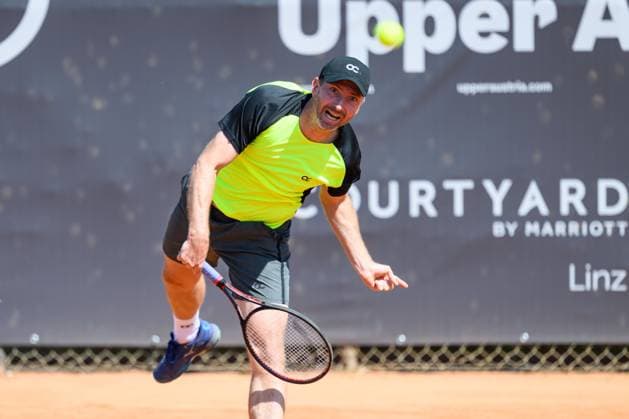TENNIS - ATP, Tennis Herren DANUBE Upper Austria Open MAUTHAUSEN,AUSTRIA,30.APR.25 - TENNIS - ATP Challenger Tour, DANUBE Upper Austria Open. Image shows Matwe Middelkoop (NED).  GEPAxpictures xChristianxMoser