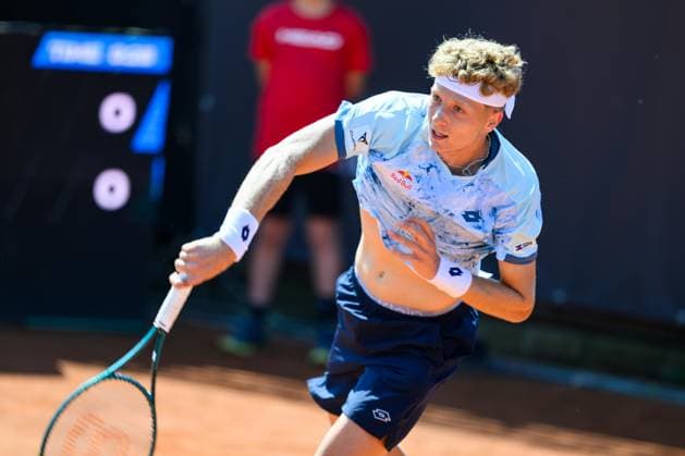 TENNIS - ATP, Tennis Herren DANUBE Upper Austria Open MAUTHAUSEN,AUSTRIA,30.APR.25 - TENNIS - ATP Challenger Tour, DANUBE Upper Austria Open. Image shows Martin Landaluce (ESP).  GEPAxpictures xChristianxMoser
