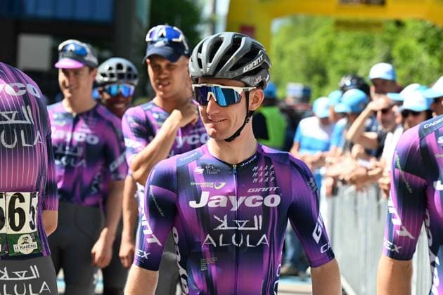 30-04-2025 Tour De Romandie; Tappa 01 Munchenstein - Fribourg; 2025, Jayco - Alula; Dunbar, Eddie; Munchenstein; 