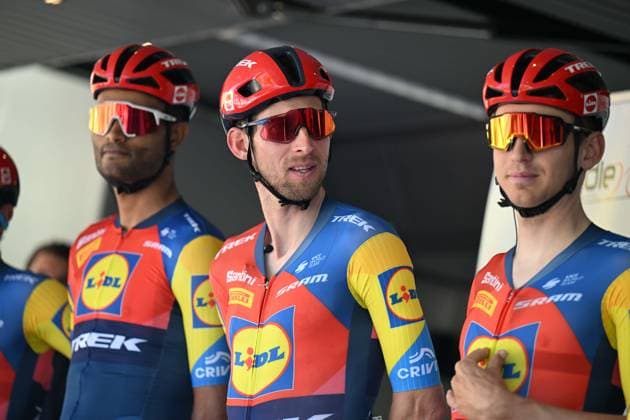 30-04-2025 Tour De Romandie; Tappa 01 Munchenstein - Fribourg; 2025, Lidl - Trek; Mollema, Bauke; Munchenstein; 