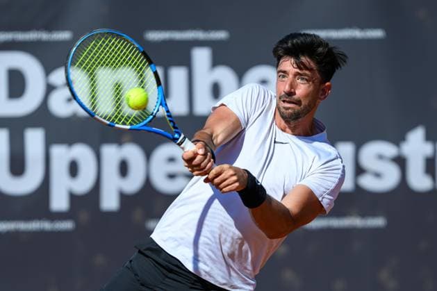 TENNIS - ATP, Tennis Herren DANUBE Upper Austria Open MAUTHAUSEN,AUSTRIA,30.APR.25 - TENNIS - ATP Challenger Tour, DANUBE Upper Austria Open. Image shows Alexandru Jecan (ROU).  GEPAxpictures xChristianxMoser