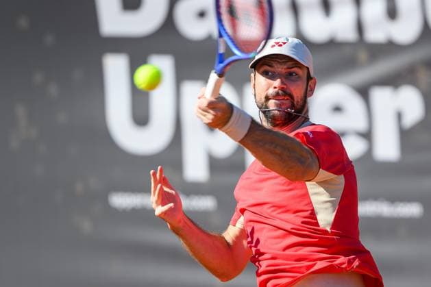 TENNIS - ATP, Tennis Herren DANUBE Upper Austria Open MAUTHAUSEN,AUSTRIA,30.APR.25 - TENNIS - ATP Challenger Tour, DANUBE Upper Austria Open. Image shows Jurij Rodionov (AUT).  GEPAxpictures xChristianxMoser
