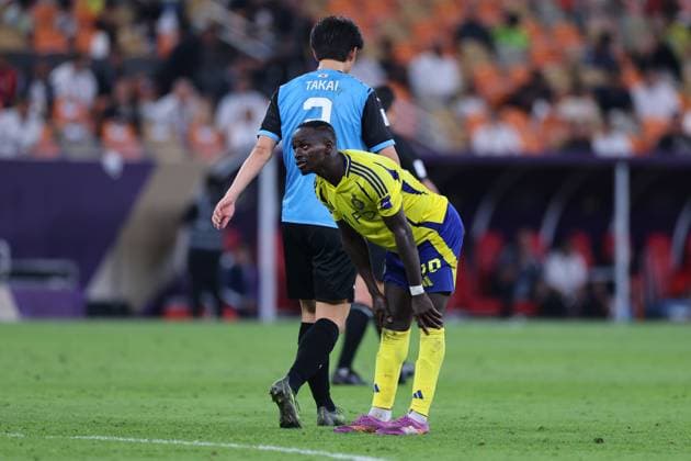 Al-Nassr FC vs Kawasaki Frontale - AFC Champions League Elite Semi Finals JEDDAH, SAUDI ARABIA - April 30: Sadio Mane of Team Al-Nassr FC during the AFC Champions League Elite Semi Finals match between Al-Nassr FC and Kawasaki Frontale at King Abdullah Sports City Stadium on April 30, 2025 in Jeddah, Saudi Arabia. Jeddah Saudi Arabia Copyright: xAbdullahxAhmedx